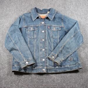 Levi’s Original Trucker Denim Jacket Women’s 2X (18–20) Light/Medium Wash